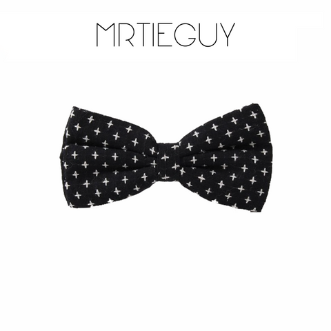 BLACK PREPPY BOW TIE - MR TIE GUY - For The Daring & Dapper™