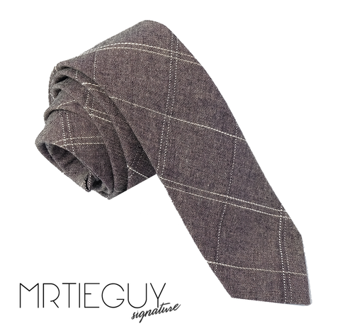 GREY CROSSHATCH - MR TIE GUY - For The Daring & Dapper™