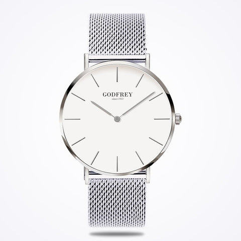 GODFREY - MESH SILVER - MR TIE GUY - For The Daring & Dapper™